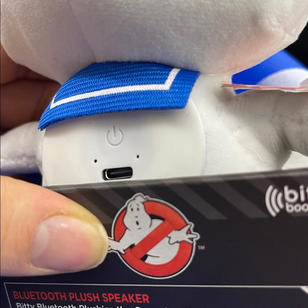 Ghostbusters 🗣️🔈🔊White Sailor Plush with Mini Speaker - Picture 4 of 5
